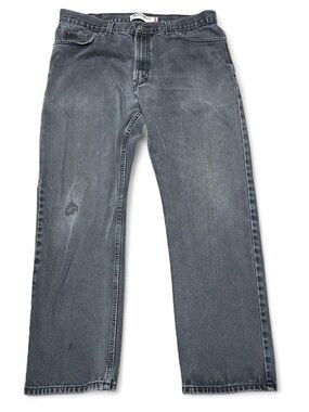 Levi's 505 Regular Fit Men's Jeans Size 38x32 Faded Distressed Y2K